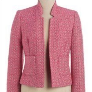 Pink Tweed Calvin Klein Jacket